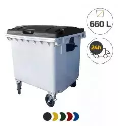 Conteneur Poubelle 660 litres