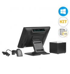 Pack Caisse Enregistreuse Tactile avec Imprimante et Douchette Scan