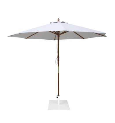 Pied parasol terrasse restaurant en métal