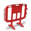 Barrière vauban en polypropylène 126 cm rouge