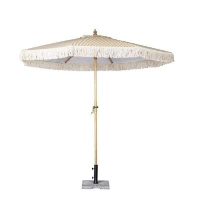 Parasol rond à rayures 2,5 m