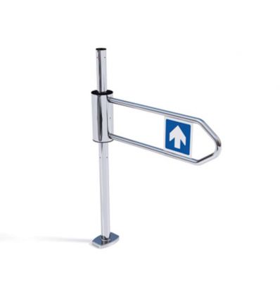 Portillon d'accès magasin fixe à ouverture gauche