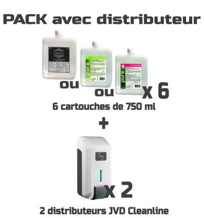 Recharge savon liquide avec distributeur