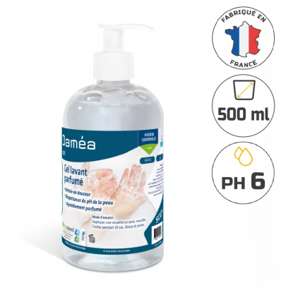 Savon main professionnel parfume 500ml avec pompe