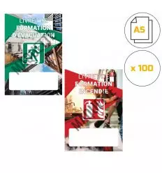 Livret formation incendie et évacuation personnalisable - Lot de 100