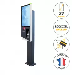 Borne de commande sur pied avec logiciel