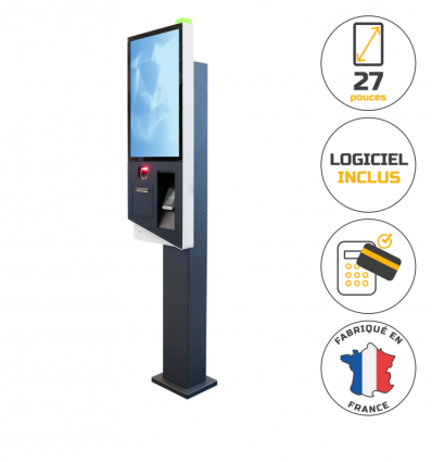 Borne de commande sur pied avec logiciel