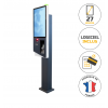 Borne de commande sur pied avec logiciel