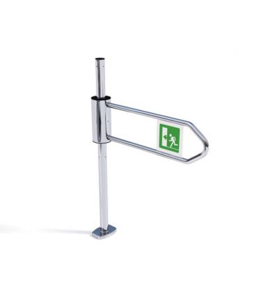 Portillon de magasin issue de secours ouverture gauche