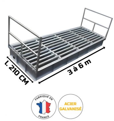 Passage canadien à tubes 210 cm