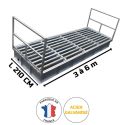 Photo : Passage Canadien pour Gros Animaux - 210 cm 3 mètres - Acier galvanisé - 8 tonnes