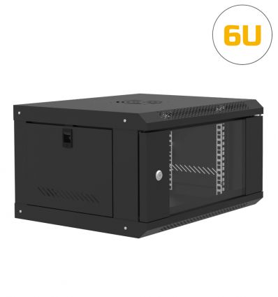 Coffret mural 19" 6U - 600 x 450 mm