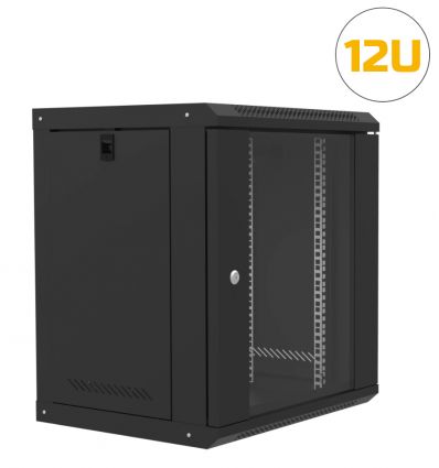 Coffret mural 19" 12U - 600 x 450 mm