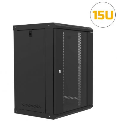 Coffret mural 19" 15U - 600 x 450 mm