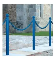 Chaîne avec mailles pour potelet