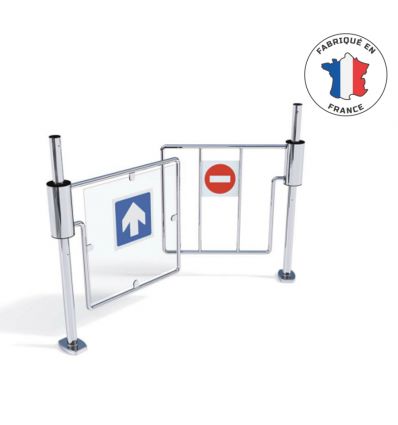 Portillon barrière magasin à barreaux