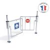 Portillon barrière magasin à barreaux