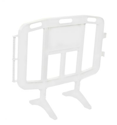 Barrière vauban en polypropylène 126 cm blanc