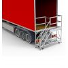 Quai de déchargement camion arrière aluminium hauteur 1,23 m