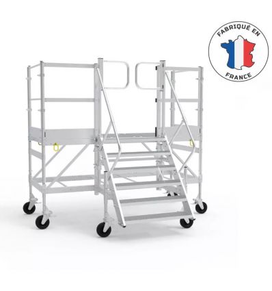 Quai de déchargement camion arrière hauteur réglable en aluminium