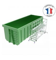 Plateforme mobile en aluminium d'accès benne