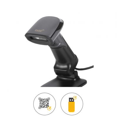 Douchette scan sur support