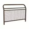 Barrière de ville sans motif brun chocolat