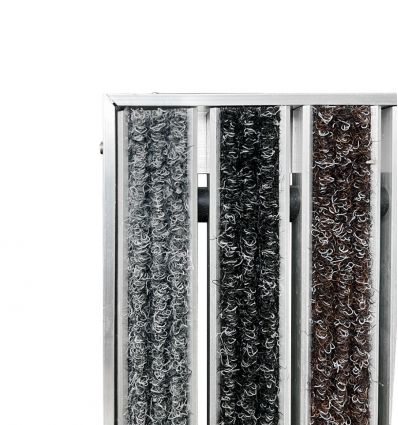 Cadre encastrable en aluminium pour tapis d'accueil