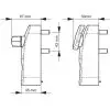 Dimensions module extérieur barre anti panique