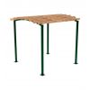Pergola urbaine module initial Vert RAL 6005
