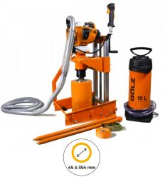 Carotteuse pour canalisation thermique ou électrique