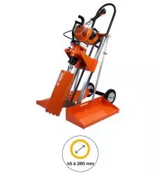 Carotteuse thermique sur bâti