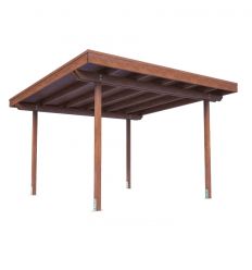 Pergola ombrage mobilier urbain carrée