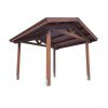Pergola structure en bois toit en pavillon