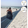 Tapis PMR plage en polyester sur sable