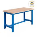 Photo : Établi atelier charge lourde Bleu ciel RAL 5015 - Table - 1200 mm