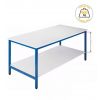 Table de travail charge mi-lourde avec plateau inférieur
