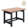 Établi lourd réglable en hauteur couleur gris anthracite RAL 7016
