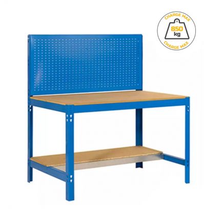 Établi de mécanicien couleur bleu