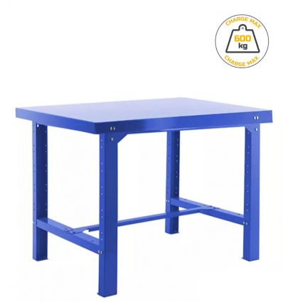 Établi métallique professionnel bleu