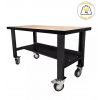 Table d'atelier sur roulettes