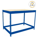 Photo : Table d'Atelier Bleu - 1 plateau - 1210 x 460 x 842 mm