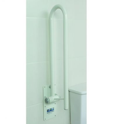 Barre d'appui relevable WC