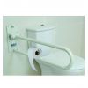 Barre d'appui WC PMR avec porte papier