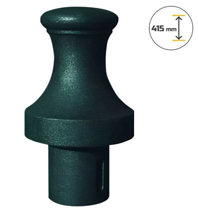 Borne basse anti-stationnement en fonte