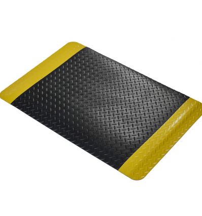 Tapis Antifatigue ergonomique jaune et noir
