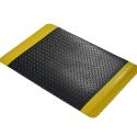 Photo : Tapis anti fatigue ergonomique à usage intensif - diamant 0,6 m - Noir-jaune