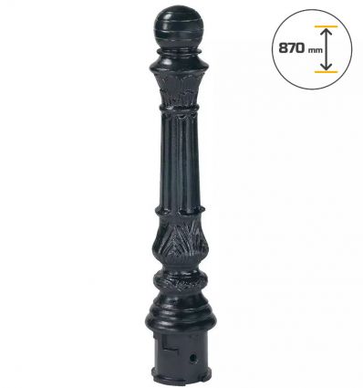 borne en fonte anti-stationnement