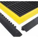 Photo : Caillebotis anti fatigue en caoutchouc - perforé