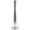 Photo : Cendrier sur pied inox 3L